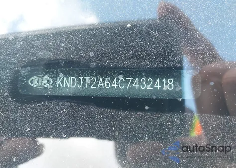 2012 Kia Soul ! z USA, uszkodzony, nr VIN KNDJT2A64C7432418